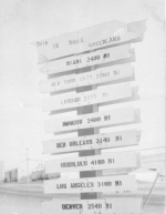 Mileage Sign