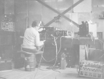 Stan a civilian repairing Shoran equipment