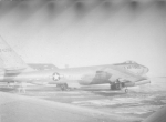 A B-47 on the tarmac